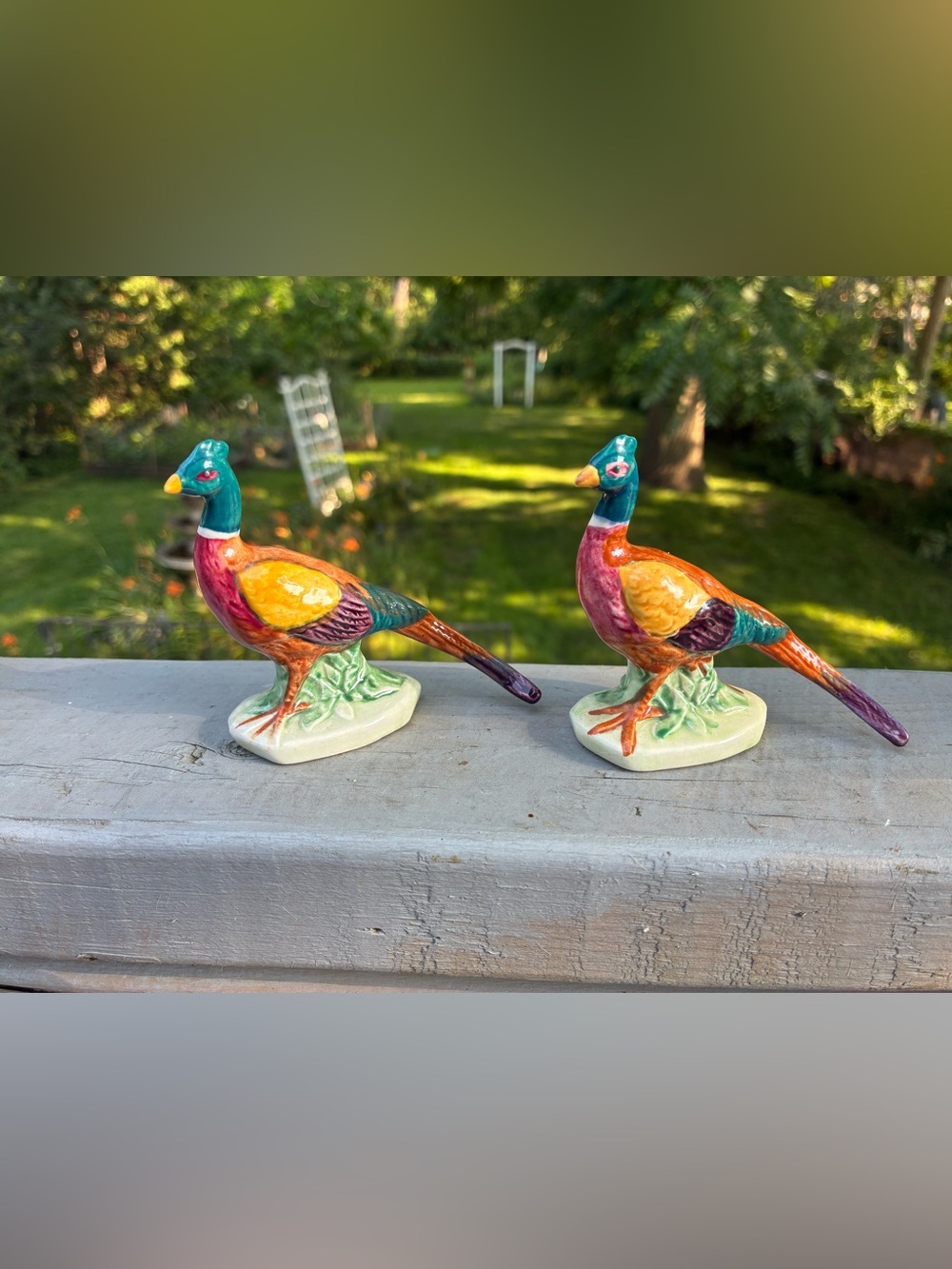 Pair of Beswick Ring Necked Pheasant Figurines